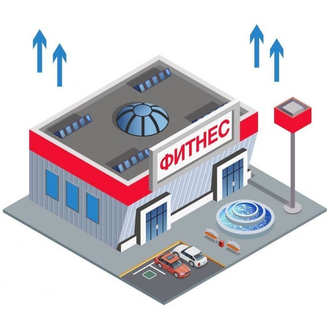 Вытяжка для спортивного зала