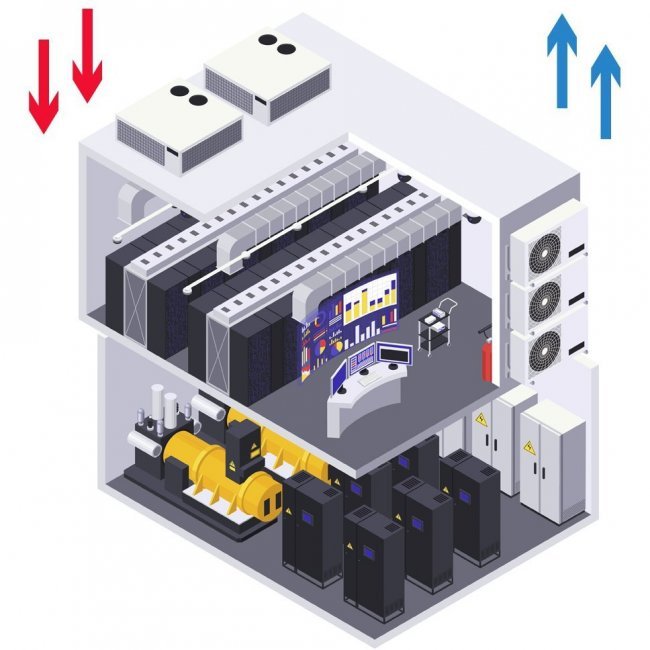 Приточно-вытяжная вентиляция серверной